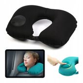 WYGODNA PODUSZKA PODRÓŻNA ROGAL Z WBUDOWANĄ POMPKĄ DO SAMOLOTU