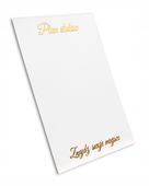 Tablica powitalna Plan stołów wesele ślub dekoracja prostokąt biały TABŚ-9Z