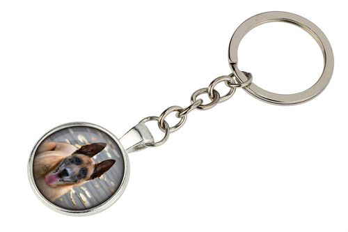 Brelok handmade z pieskiem - Malinois na Arena.pl