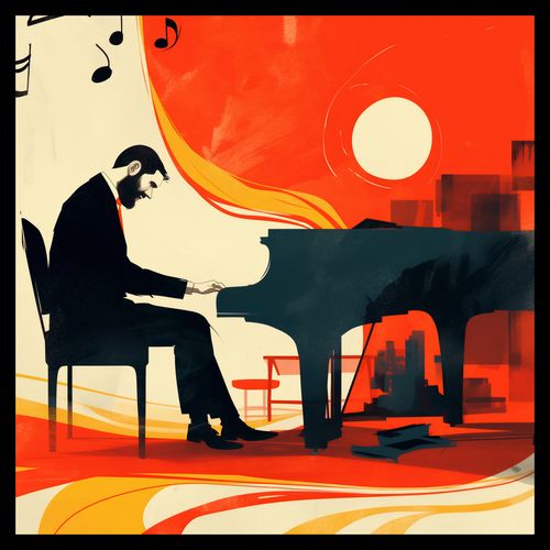 Plakat 50x50cm Pianista na Arena.pl