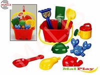 ND21_102973 Zestaw do piasku 10el. Kwadratowe wia