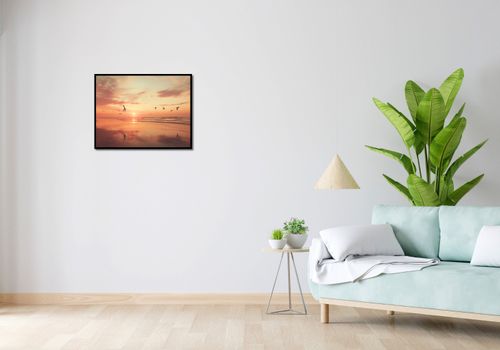 Plakat 65x50cm Spokojna Przystań na Arena.pl