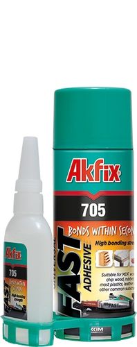 Klej cyjanoakrylowy z aktywatorem 65g +200ml Akfix na Arena.pl