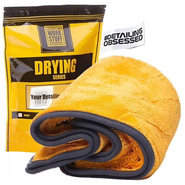 WORK STUFF MONSTER 515g/m2 GRUBY RĘCZNIK do osuszania auta po myciu 90x73cm zdjęcie 1