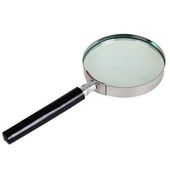 LUPA KLASYCZNA SZKŁO POWIĘKSZAJĄCE 60MM METALOWA ZWY