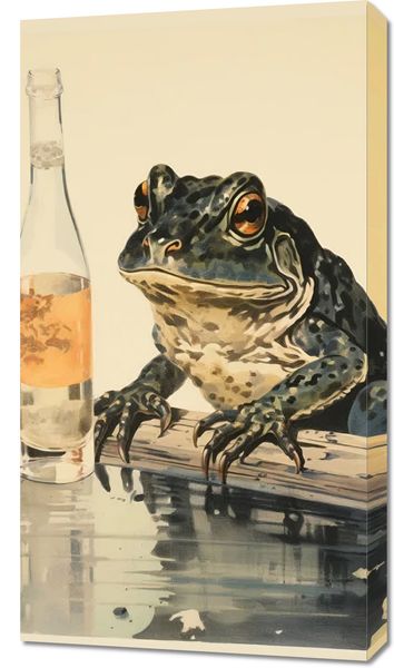 Obraz 50x90cm Refleksje Błotniaka zdjęcie 1