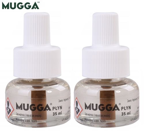 MUGGA na KOMARY ELEKTRO + 2 x Wkład płyn 5ml ODSTRASZACZ do kontaktu ZESTAW na Arena.pl