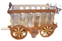 wóz + karafka + kieliszki URODZINY NR213