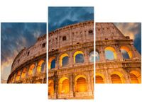 90X60CM OBRAZ OBRAZ RZYMSKIE KOLOSEUM TRZY OBRAZY