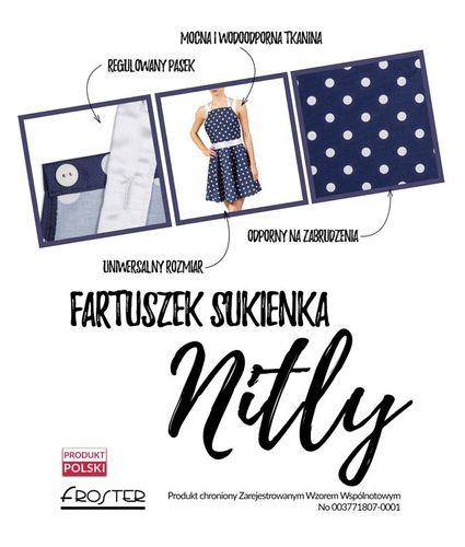 Fartuszek Sukienka dla Kobiety - NITLY DOT na Arena.pl
