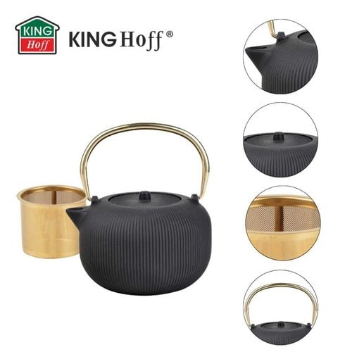 zaparzacz żeliwny imbryk 1l z filtrem kinghoff kh-1931 na Arena.pl