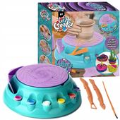 KOŁO GARNCARSKIE DLA DZIECI ZESTAW KOŁO I GLINA + AKCESORIA