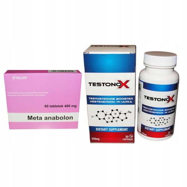 Testonox + Meta Anabolon Masa Siła Testosteron zdjęcie 1