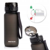 BIDON BUTELKA SPORTOWA METEOR 650ml 23,5cm TRITAN wskaźnik wody uchwyt