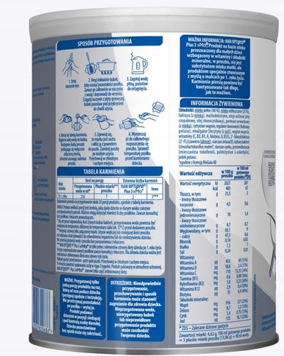 Mleko modyfikowane Nan Optipro plus HMO 3 (800 g) na Arena.pl