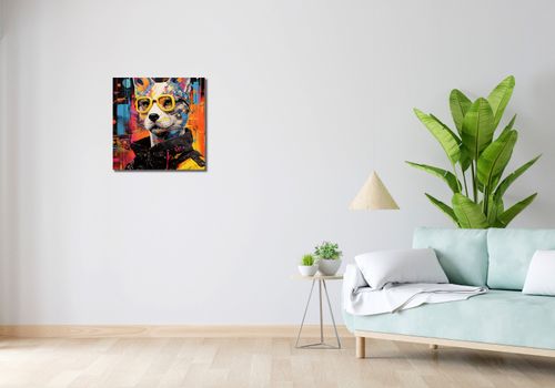 Obraz 50x50cm Kot w Miejskim Stylu na Arena.pl