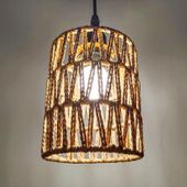 Lampa wisząca abażur vintage BOHO