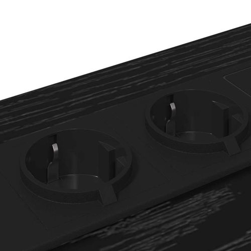 Szafka Nocna z szufladą 2 pcs Czarny dąb 42 x 41 x 56 cm na Arena.pl