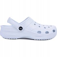 KLAPKI KROKSY LEKKIE BUTY chodaki PIANKA białe 43