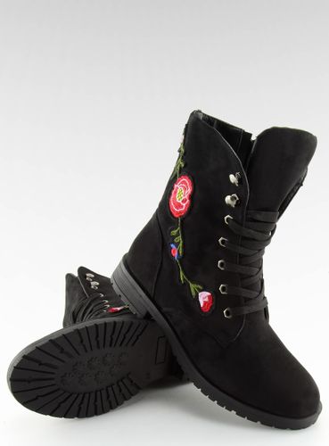Workery z haftem czarne AB-9 BLACK - 40 na Arena.pl