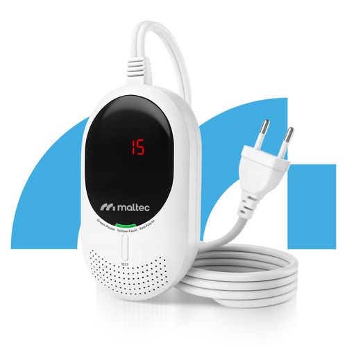 Czujnik Gazu Czadu LPG Alarm Detektor Tlenku Węgla CO Certyfikowany 2w1 LCD na Arena.pl