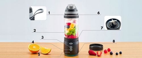BLENDER PRZENOŚNY 350W 700ML Bezprzewodowy Kielichowy do Smoothie na Arena.pl