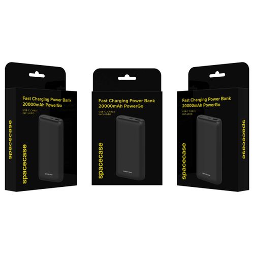Spacecase Powerbank 20000Mah Powergo Pd20W Pb03-B Black na Arena.pl
