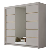 Szafa przesuwna EVO VI 200-pojemna garderoba-KASZMIR