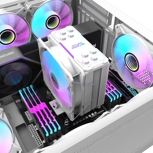 Chłodzenie CPU DARKFLASH Z4 PRO MIST (białe) na Arena.pl