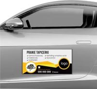 MAGNES NA SAMOCHÓD MATA MAGNETYCZNA REKLAMOWA 60X30 cm pranie tapicerki