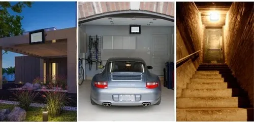 Naświetlacz halogen lampa LED z czujnik ruchu 10W na Arena.pl