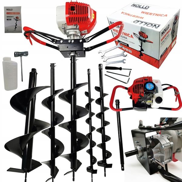 ŚWIDER SPALINOWY WIERTNIA GLEBOWA DO ZIEMI Z WIERTEŁAMI 10,15,20,25,30 zdjęcie 1