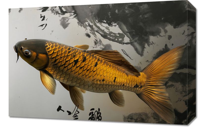 Obraz 60x40cm Spokojna Ryba Koi zdjęcie 1