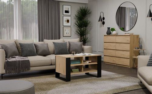 Stolik Modern 4P DĄB ARTISAN CZARNY na Arena.pl