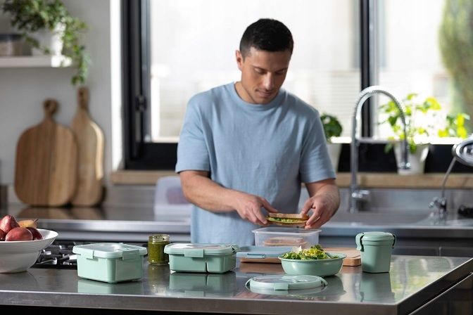 Curver Pojemnik Pudełko Na Żywność 100% Eko 0,9 L zdjęcie 5