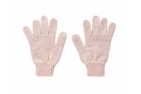 Rękawiczki MAGGIE pięciopalczaste brudny róż XL 21cm