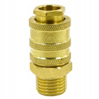 Szybkozłączka mosiądz pneumatyczna gwint 1/2"""" max 35 bar KD2125