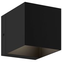 Kinkiet ścienny TRANSFER 90842-N metalowa kostka czarna