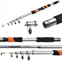 Wędka teleskopowa Miracle Fish BIG RIVER 240 cm WT: 20-80g 2,4 m