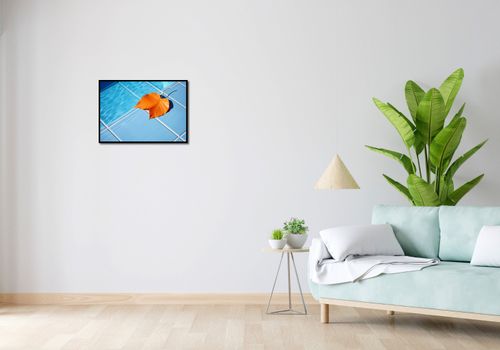 Plakat 59,4x42cm Liść przy Wodzie na Arena.pl