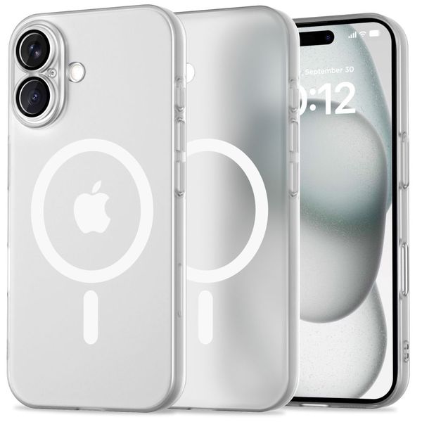 TECH-PROTECT MAGSLIM MAGSAFE IPHONE 16 MATTE/WHITE zdjęcie 1