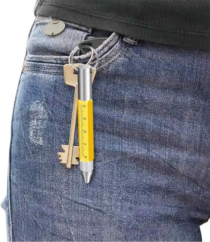 Długopis wielofunkcyjny Multitool 6w1 Żółty na Arena.pl