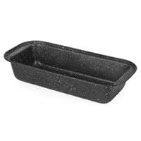 BLACHA KEKSÓWKA DO PIECZENIA TADAR CZARNA NAKRAPIANA 30 X 13 CM