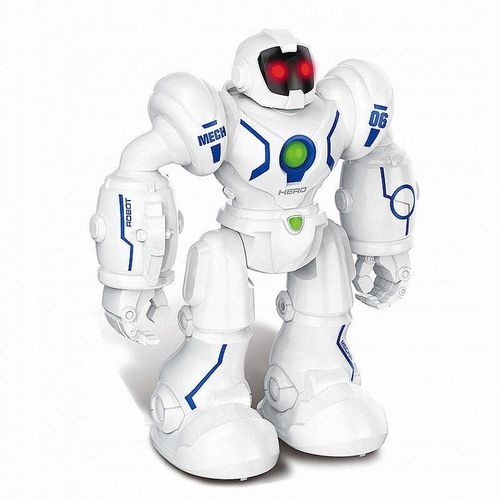 DUŻY ROBOT ROBOHERO Zdalnie Sterowny Świeci Chodzi USB PILOT Akumulator na Arena.pl