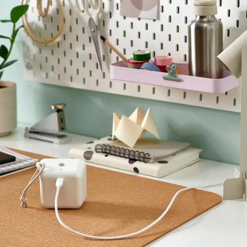 Kabel przewód USB-C USB-C 3A 1 m 480Mb/s szybki IKEA SITTBRUNN biały na Arena.pl