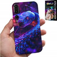 ETUI DO HUAWEI P20 PLUS - WĄŻ KOBRA GRZECHOTNIK GADY CASE + FOLIA