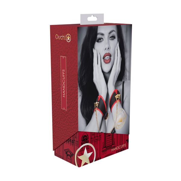 Milan Collection - Handcuffs - Black/Red zdjęcie 2
