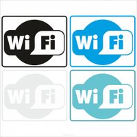 Naklejka WIFI naklejki WI-FI Internet bezprzewodow
