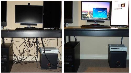 Organizer kanał na kable koszyk podblatowy 70cm na Arena.pl