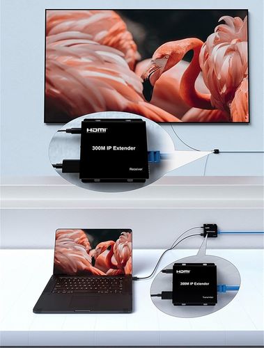 Extender HDMI KVM 300 m po IP CAT6 – Full HD 1080p z obsługą USB na Arena.pl